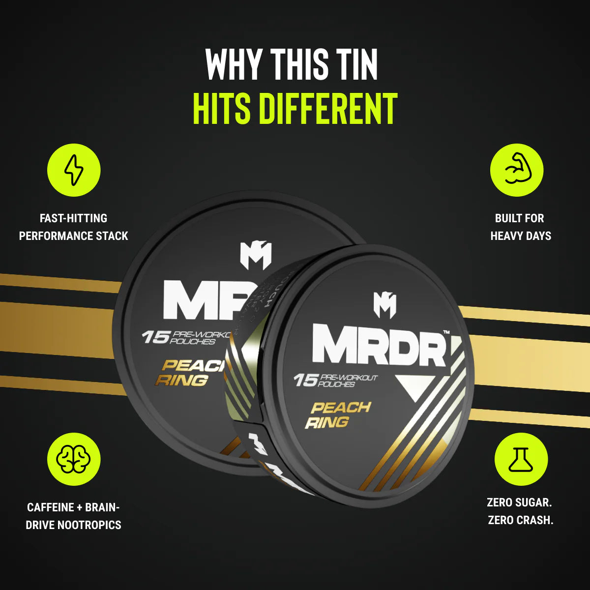 MRDR Pre-Workout Pouches