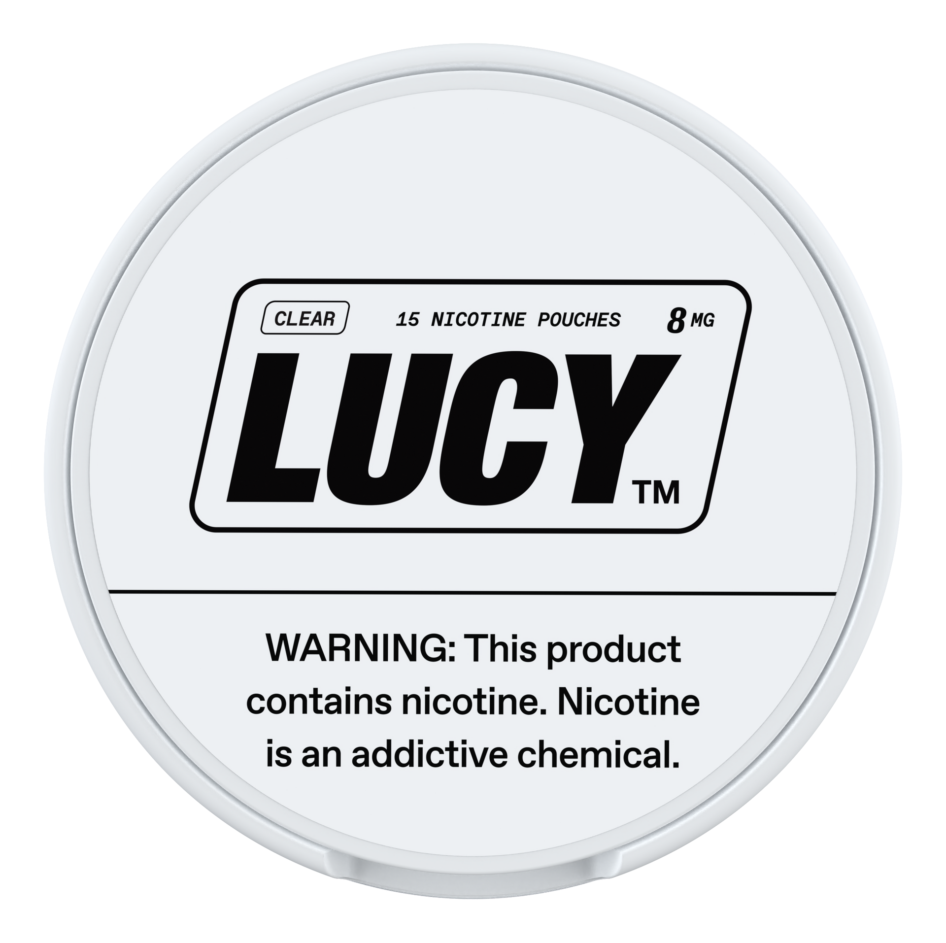 Lucy Pouches Clear White 8mg Nicotine Pouches