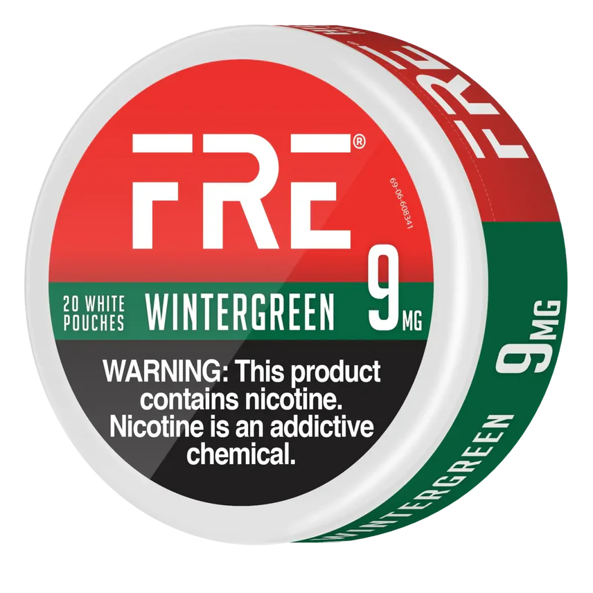wintergreen tobacco Fre Wintergreen 9mg Nicotine Pouches wintergreen tobacco Fre Wintergreen 9mg Nicotine Pouches