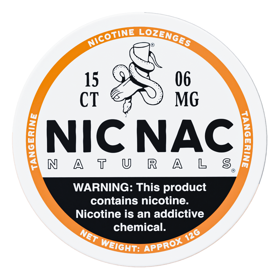 Nic Nac Lozenges Tangerine 6mg