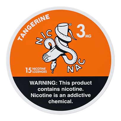 Nic Nac Lozenges Tangerine 3mg