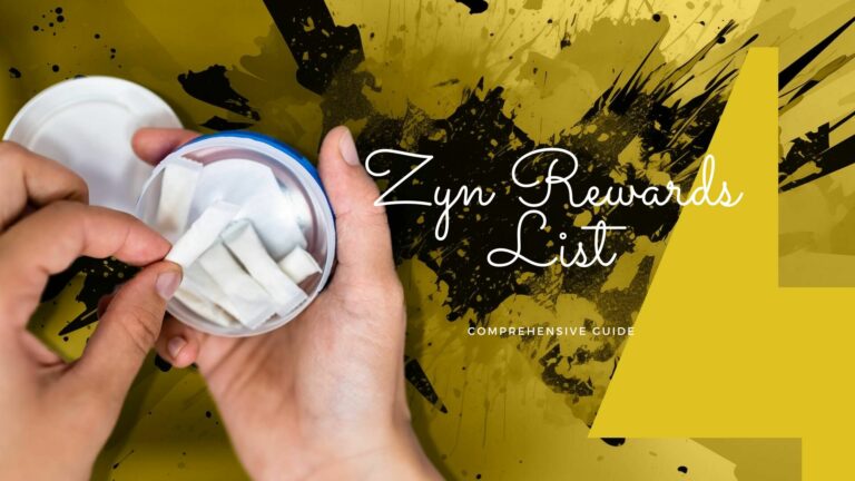 Comprehensive guide to Zyn Rewards List