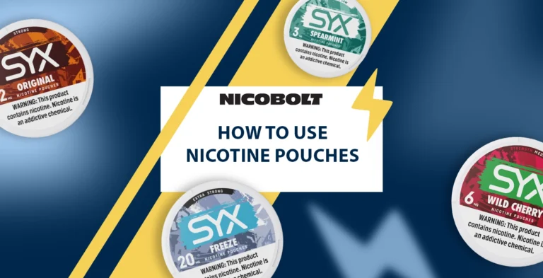 How to use Nicotine Pouches