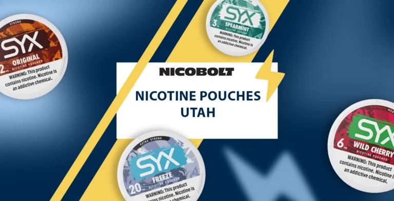 Read about nicotine pouches regulations in Utah