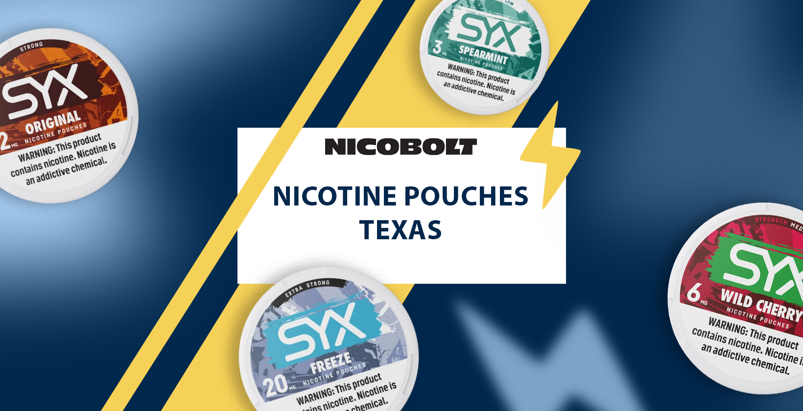 Nicotine Pouches regulations in the state of Texas